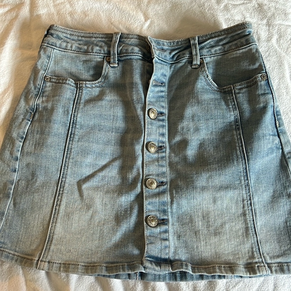 American Eagle, high-rise a-line skirt
